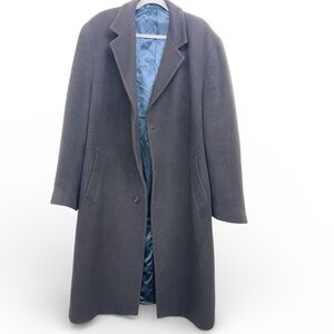 Folio New York Men's Black Overcoat